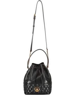 Versace Borsa A Secchiello La Medusa - Nero