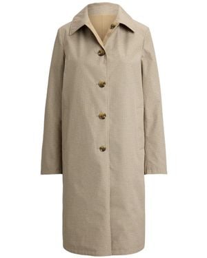 Ralph Lauren Reversible Balmacaan Coat - Natural
