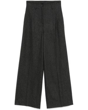 Lorena Antoniazzi Hose mit weitem Bein - Schwarz