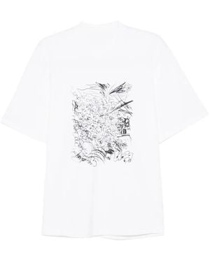 JNBY Graphic-Print T-Shirt - White