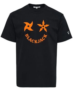 Black Jack Jewelry Shuriken Graphic T-Shirt - Black