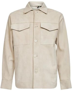 Lardini Chemise Boutonnée À Poches Poitrine - Natural