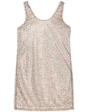 ARMANI EXCHANGE Embellished Mini Dress - Natural