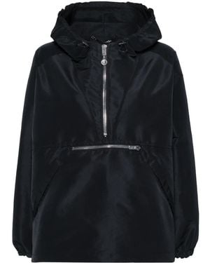 Moschino Patch-Detail Hooded Jacket - Black