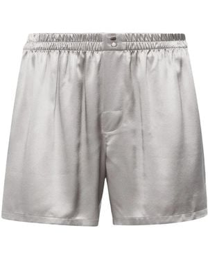 Dolce & Gabbana Silk Shorts - Grey
