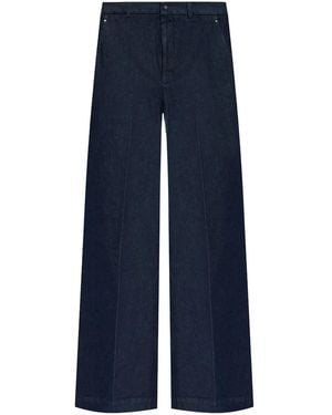 Moncler Wide-Leg Jeans - Blue
