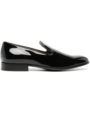 Gianvito Rossi エナメルレザー ローファー - ブラック