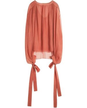 Lanvin Silk Blouse - Orange