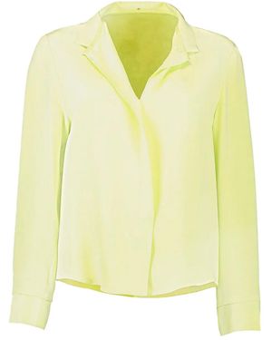 Peter Cohen Point-Collar Long-Sleeve Shirt - Yellow