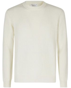 Roberto Collina Jersey De Canalé - Blanco