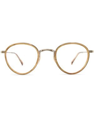 Mr. Leight Gafas Bristol C Con Montura Redonda - Metálico