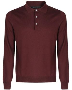Tagliatore Polo Palmer De Manga Larga - Morado