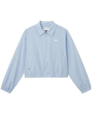 Chocoolate Veste Zippée À Rayures - Blue