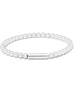 Le Gramme Le 25 Beaded Bracelet - White