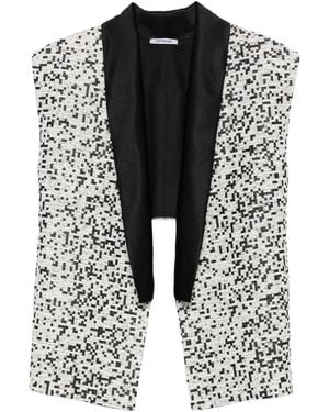 Parlor Sleeveless Jacket - Black