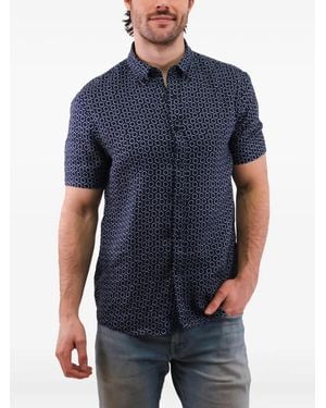 Michael Kors Patterned Shirt - Blue