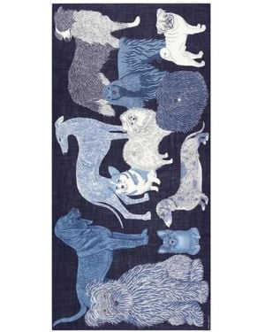 Inoui Edition Print Scarf - Blue