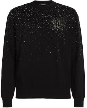 Karl Lagerfeld Felpa Girocollo - Nero