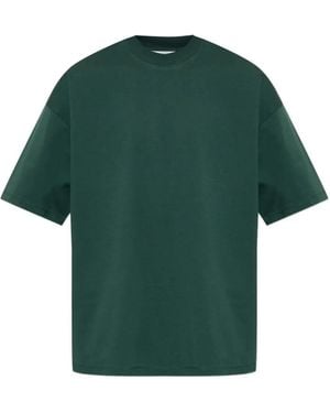 DARKPARK Mick Slit Crew Neck T-Shirt - Green