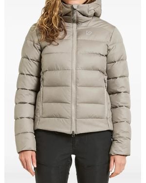 Didriksons Hooded Puffer Jacket - Grey