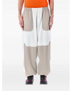 Nike Wolf Tree colourblock track pants - Blanco