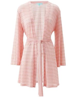 Melissa Odabash Anna Rose Belted Kaftan - Pink