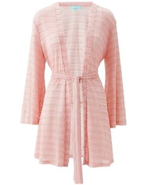 Melissa Odabash Anna Rose Belted Kaftan - Pink