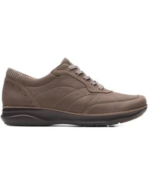Clarks Sneakers Appley "Taupe" - Marrone