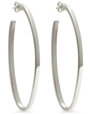 CXC Pendientes De Aro Oasis - Blanco