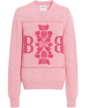 Barrie Kaschmirpullover Mit 3D-Logo - Pink