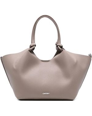DKNY Medium Paula Commuter Tote Bag - Gray
