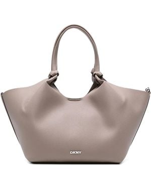 DKNY Medium Paula Commuter Tote Bag - Grey