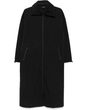 Wardrobe NYC Zip-Up Raincoat - Black