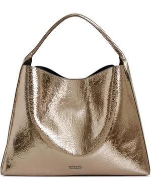 Essentiel Antwerp Bolso shopper con logo - Marrón