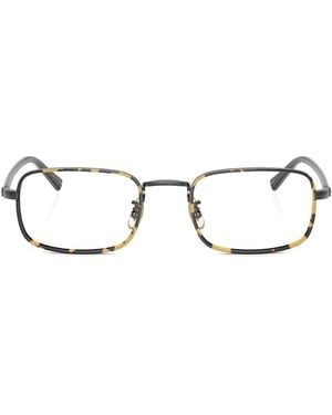 Oliver Peoples Brymer Rectangle-Frame Glasses - White