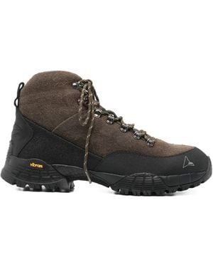 ROA Botas Con Suela Dentada - Marrón