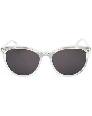 Draper James Flower-Detail Round-Frame Sunglasses - Grey