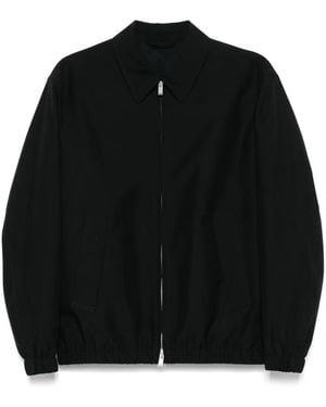 Lardini クラシックカラー オーバーシャツ - ブラック