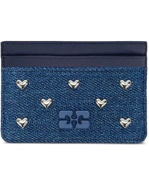 Ganni Bou Card Holder - Blue