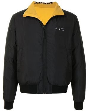Off-White c/o Virgil Abloh Arrows Motif Reversible Puffer Jacket - Black