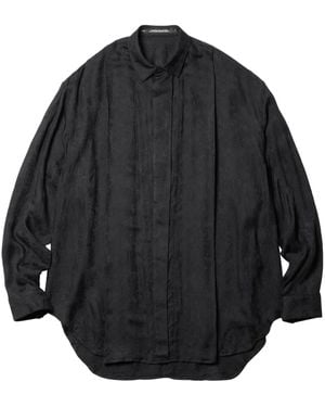 Julius Front Tuck Shirt - Black