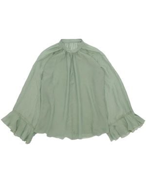 Fortela Ambre Silk Blouse - Green