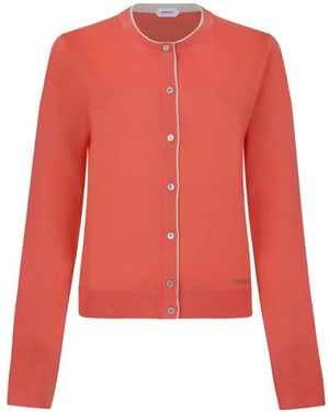 Versace Embroidered Wool Knit Cardigan