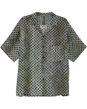 Ziggy Chen Printed Shirt - Gray