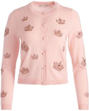 Alice + Olivia Ruthy Cardigan - Pink