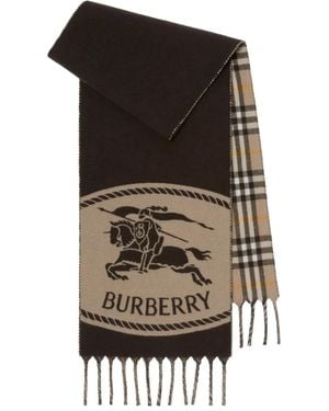Burberry Reversible Cashmere Scarf - Black