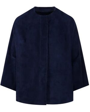 Salvatore Santoro Crew-Neck Jacket - Blue