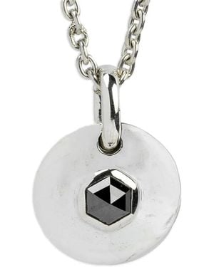Parts Of 4 Disk Diamond Necklace - White