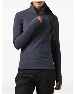 Reebok Quarter-Zip Fleece Sweatshirt - Blue