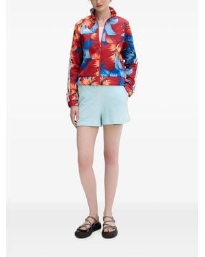 adidas X Farm Rio House Of Tiro Floral-Print Sweat - Red